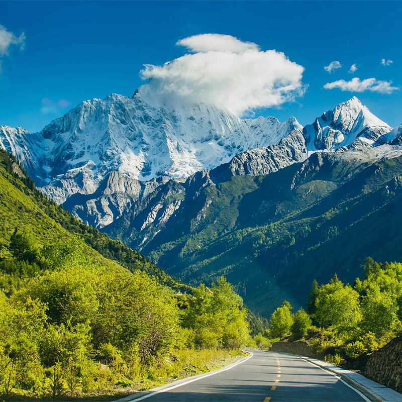 一价全含川西4日游四姑娘山双桥沟丹巴藏寨党岭葫芦海莫斯卡村