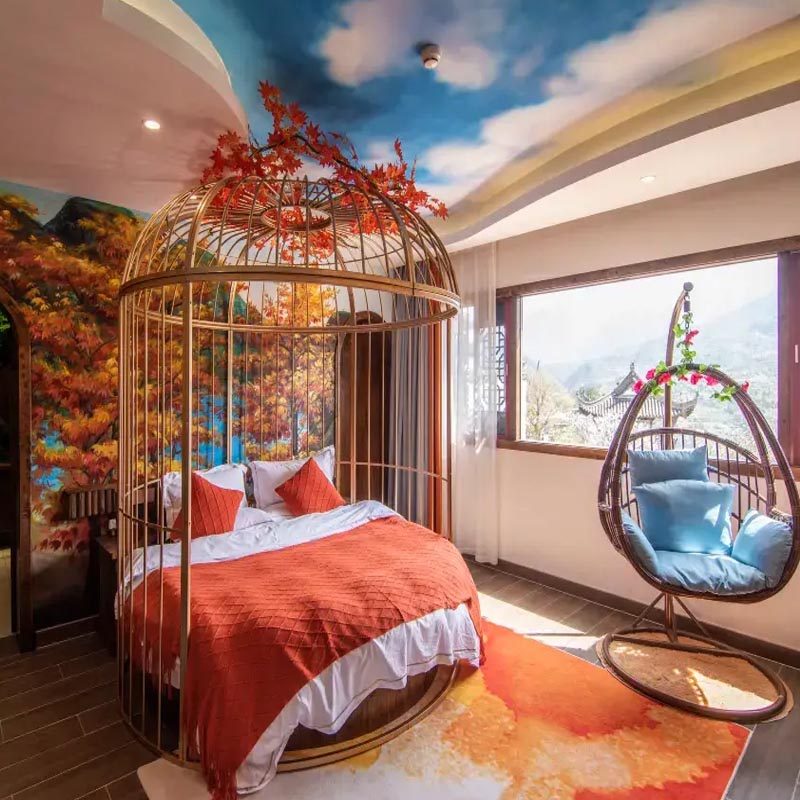 婺源篁岭景区内 晒秋美宿篁岭天街酒店 含双早 官方直营酒店