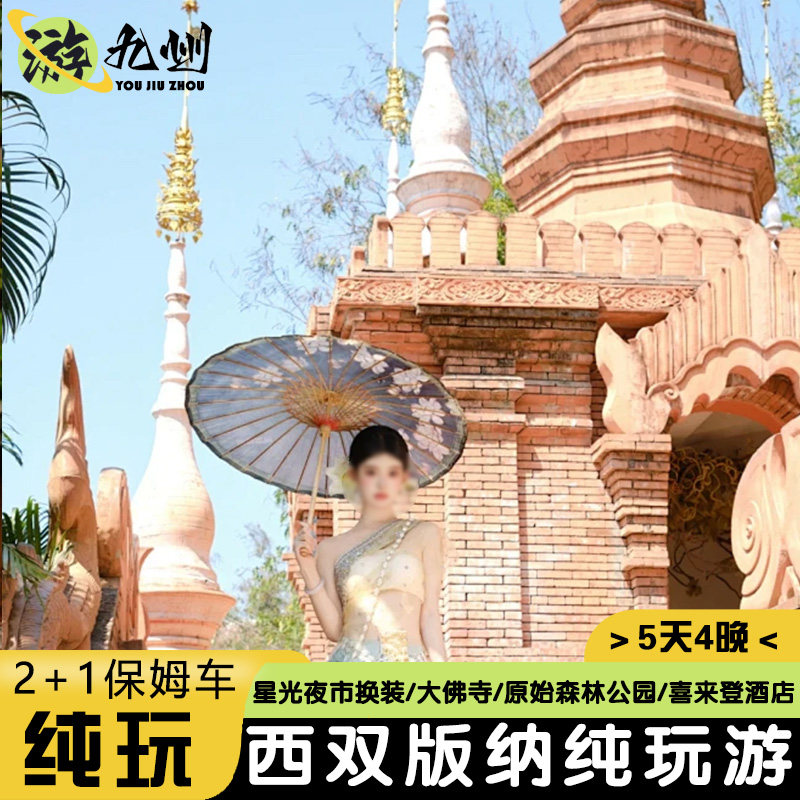 2+1保姆车-5天4晚云南西双版纳旅游野象谷原始森林公园星光夜纯玩 - 定制游预订