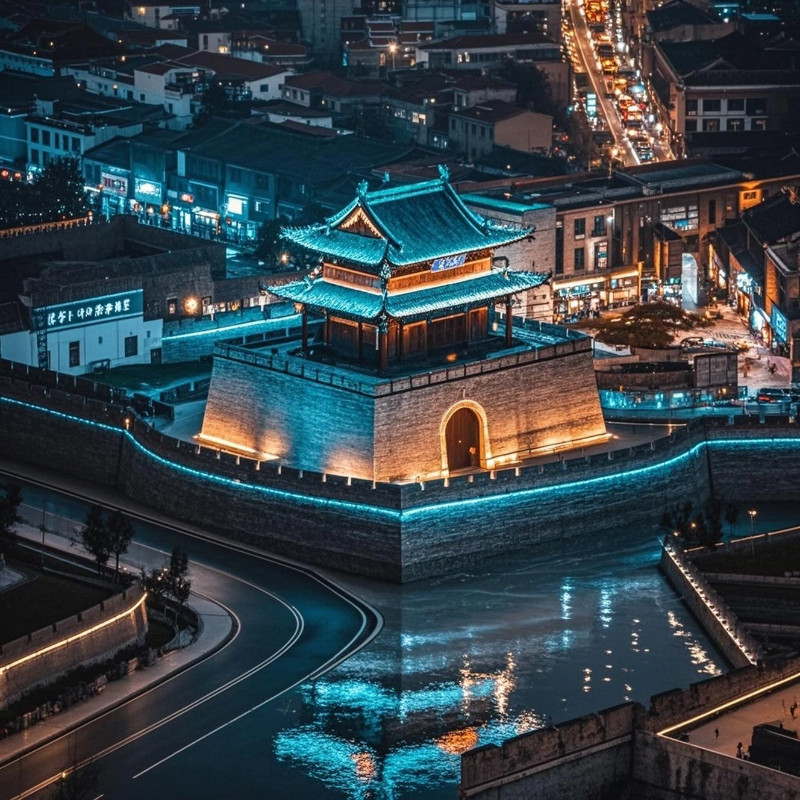 大同希尔顿欢朋酒店3天2晚含早+云冈石窟+大同古城+九龙壁+独立专车接送机+古城墙