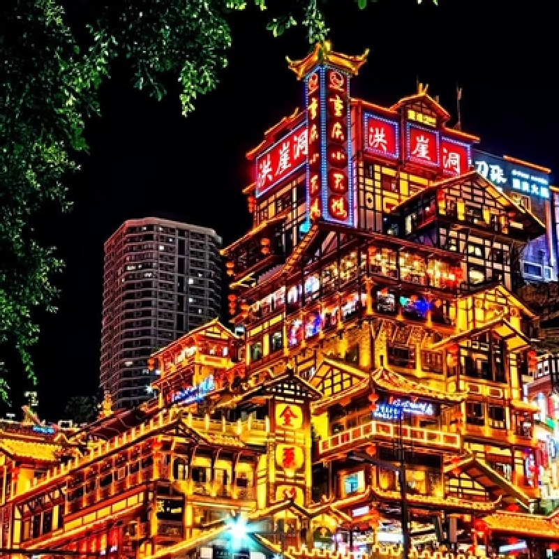 重庆解放碑希尔顿酒店4天3晚自由行+动物园+磁器口+李子坝+长江索道+洪崖洞