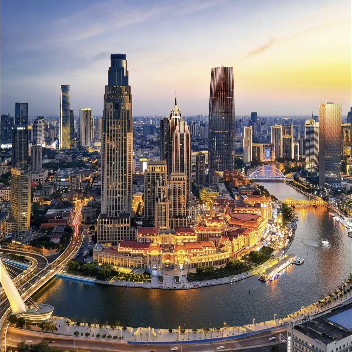 【畅玩】天津滨海三大街MSD亚朵酒店行政双床房3天2晚+津湾广场