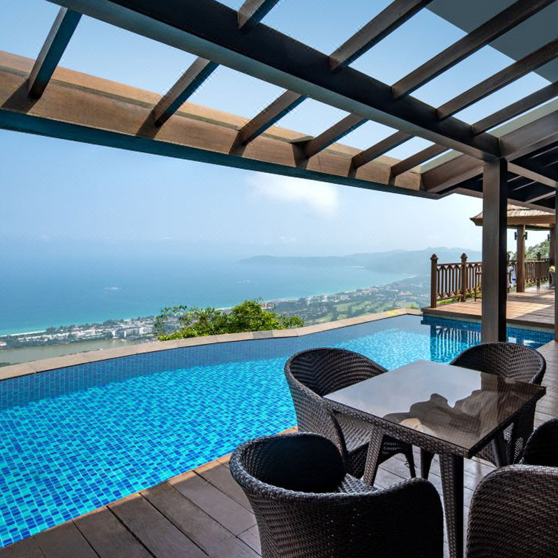 【春节可约】三亚亚龙湾人间天堂-鸟巢度假村1-2晚海景独栋泳池别墅双人晚餐精致下午茶