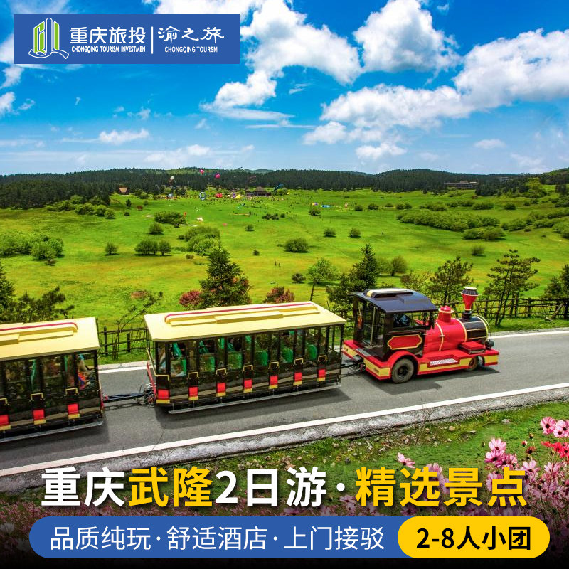 重庆周边旅游武隆2日游天生三桥仙女山乌江画廊龚滩古镇纯玩8人团 - 定制游预订