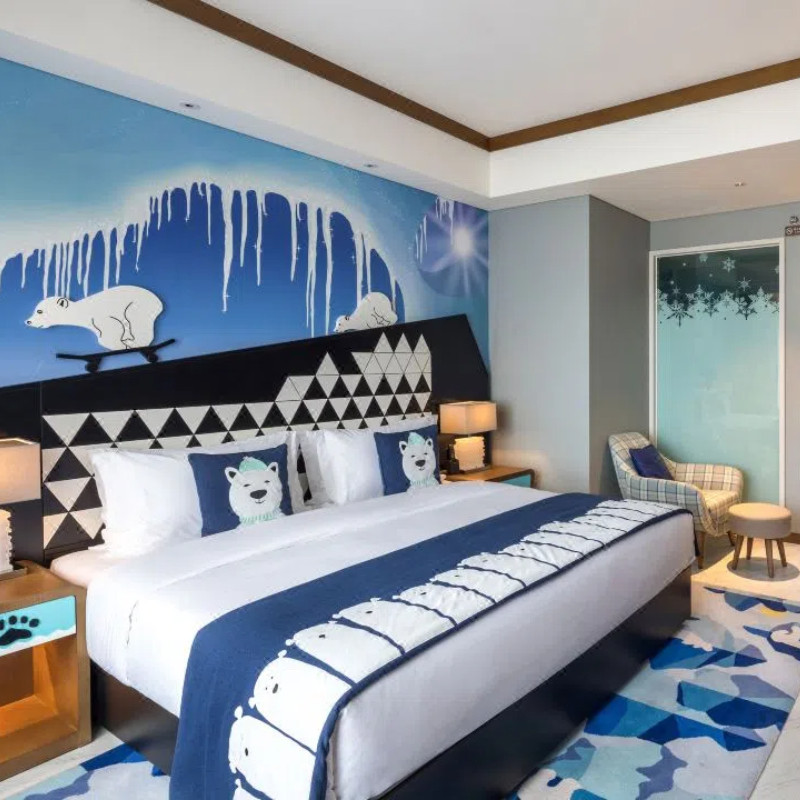 【双旦不限次特惠】郑州银基冰雪酒店3天2晚动物王国/神话世界/冰雪世界等无限畅玩含早