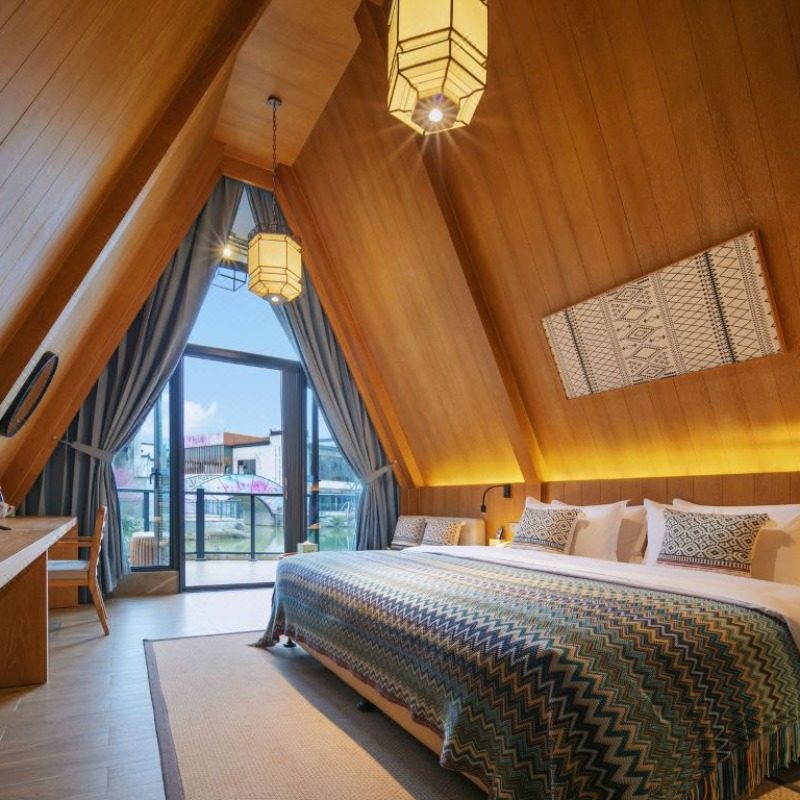 景区内酒店2天1晚丨大/双床房 双早丨婺女洲2人2日无限进出门票+2人篁岭门票+双程索道