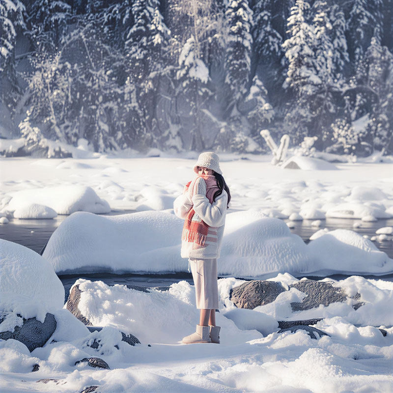新疆北疆阿勒泰禾木8天7晚6人小团住禾木雪景房/滑雪/单反/无人机 - 定制游预订
