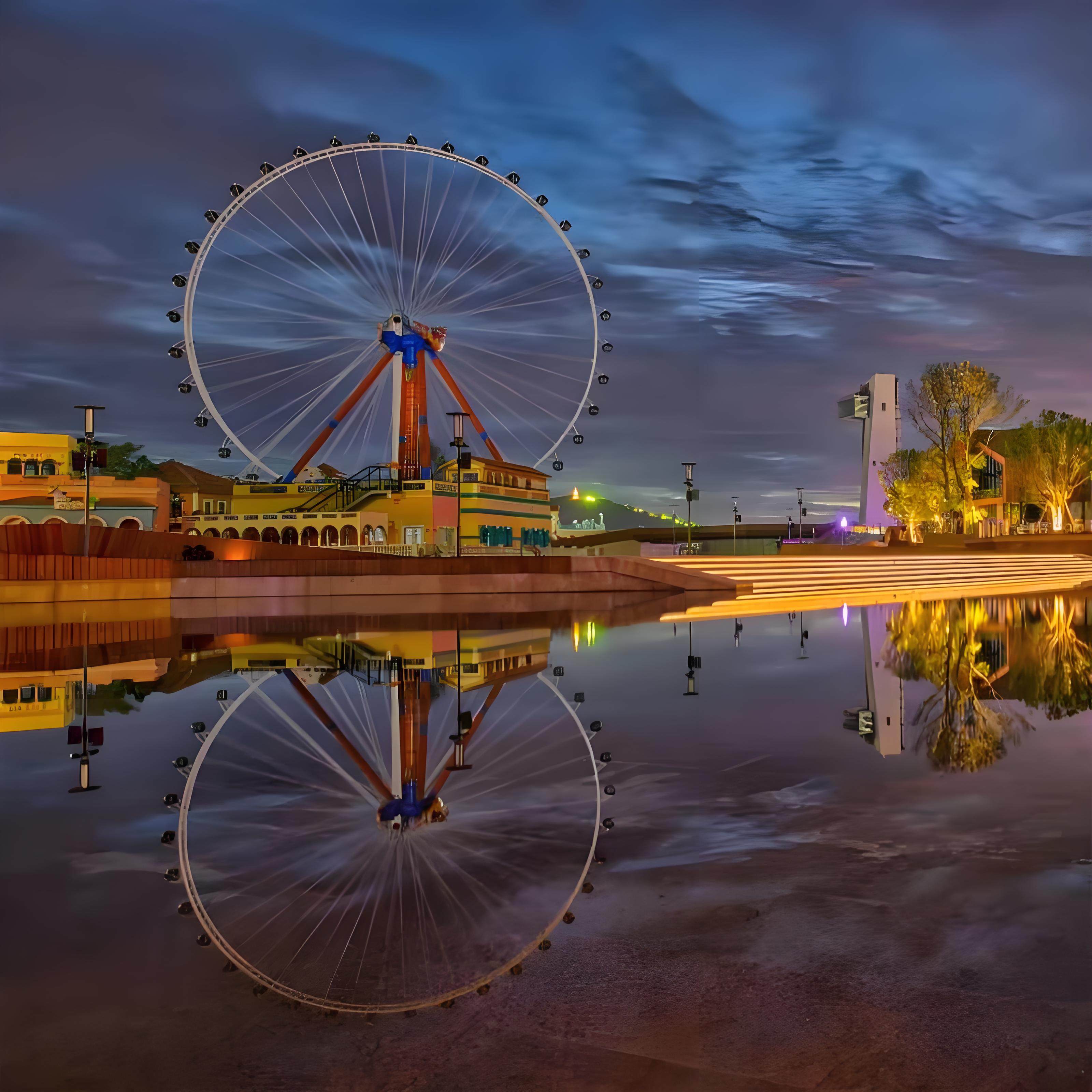 【2大1小】顺德欢乐海岸plus·欢乐时光/玛雅水公园/摩天轮+可住爱住酒店(欢乐海岸店)