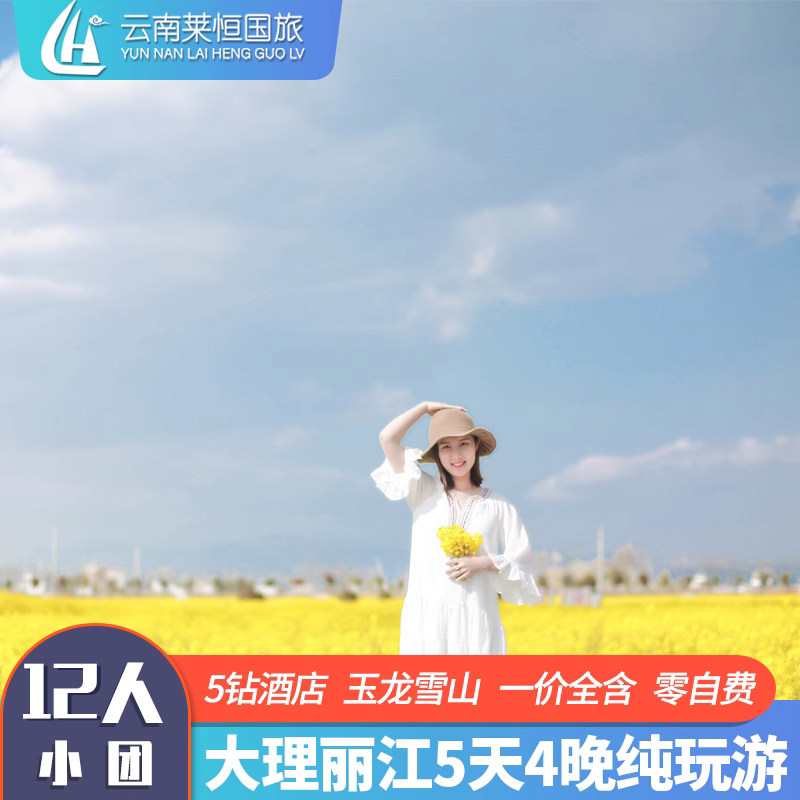 12人精致小团一价全含|云南旅游大理丽江5天4晚5钻酒店玉龙雪山 - 定制游预订
