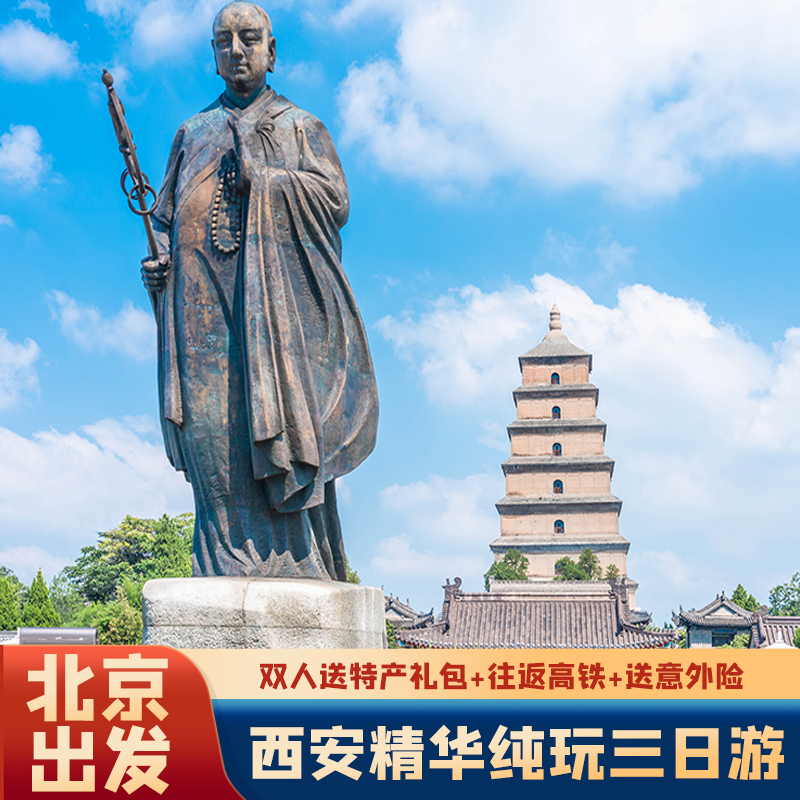 【限时送演出】北京到西安旅游兵马俑华清宫大慈恩寺不夜城三日游 - 定制游预订