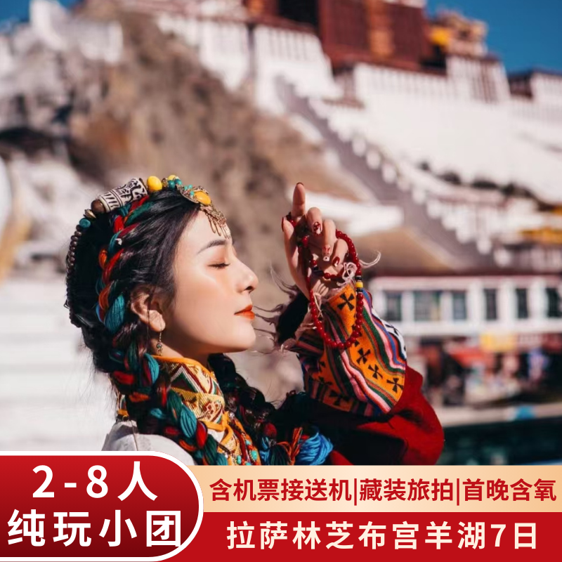 含机票 4人团西藏旅游拉萨林芝布达拉宫羊湖旅拍纯玩7天6晚跟团游 - 定制游预订