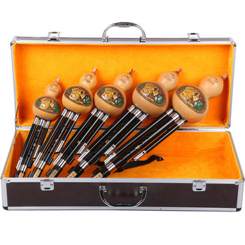 Blue Peacock Hulusi Ebony Wood Set dcF tone