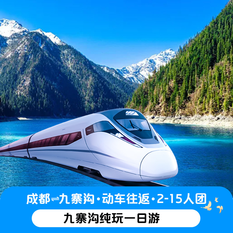 ●2-8人团纯玩九寨沟一日游可选含动车票四川成都周边游含门票 - 定制游预订