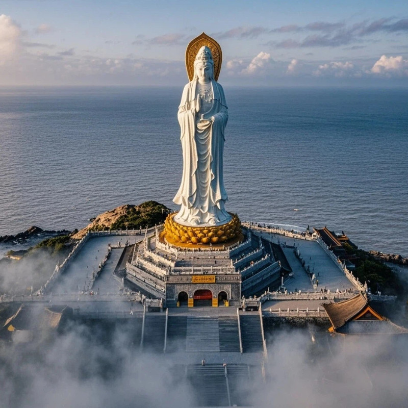 【住普陀山岛上】舟山希尔顿花园酒店2天1晚含早餐+普陀山门票+往返船票+免费码头接送