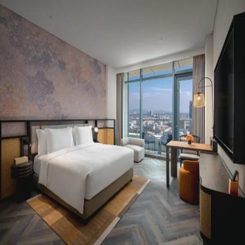 【超值特惠】烟台英迪格精品房/豪华海景大床房两晚+早+多项入住权益