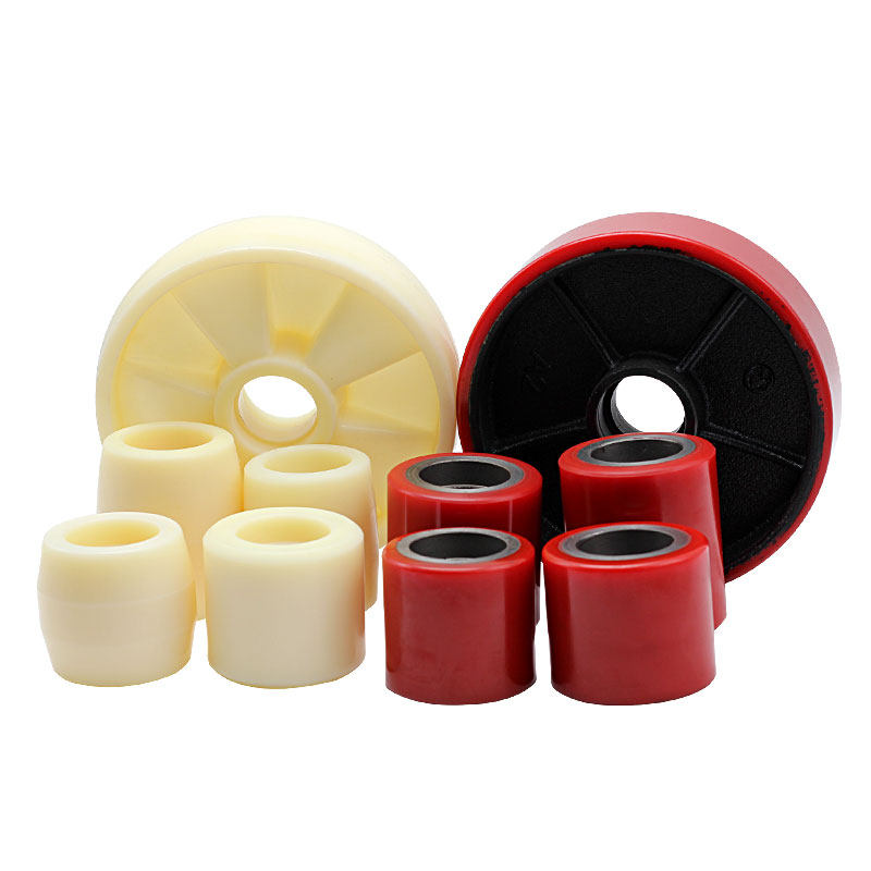 Ruote Doppie In Nylon Per Mobili 40 Mm – Con Impugnatura A Bussola, Carico 25 Kg, Confezione Da 8