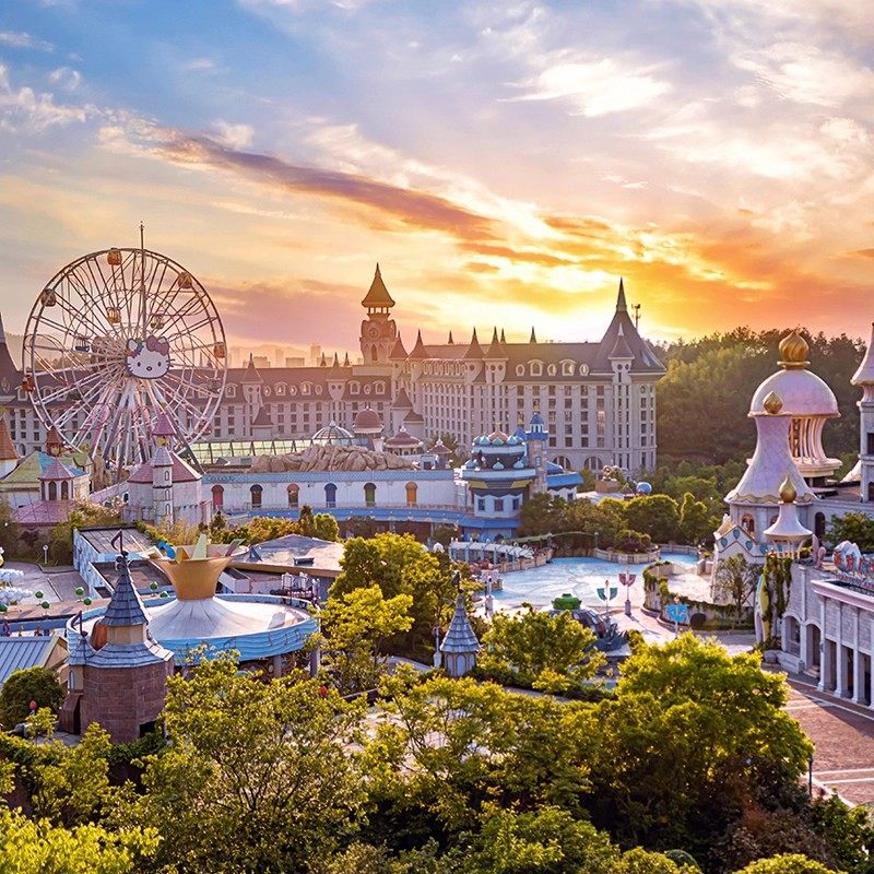 安吉银润锦江城堡酒店1晚+早餐+hellokitty乐园门票2日无限次入园