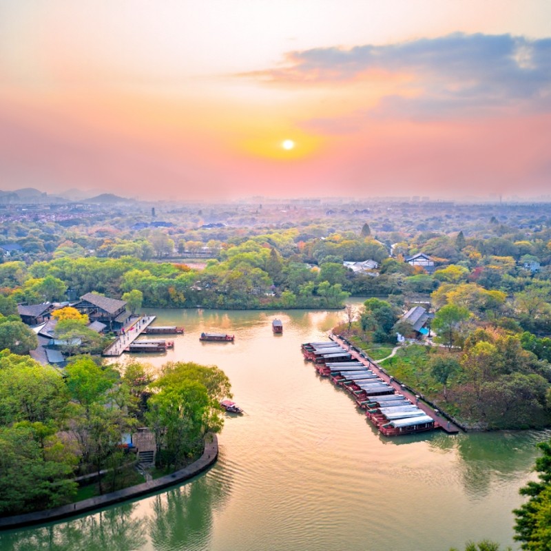【节假日不加价】2天1晚杭州中豪大酒店+西溪/西湖豪华游船/宋城景点随心选