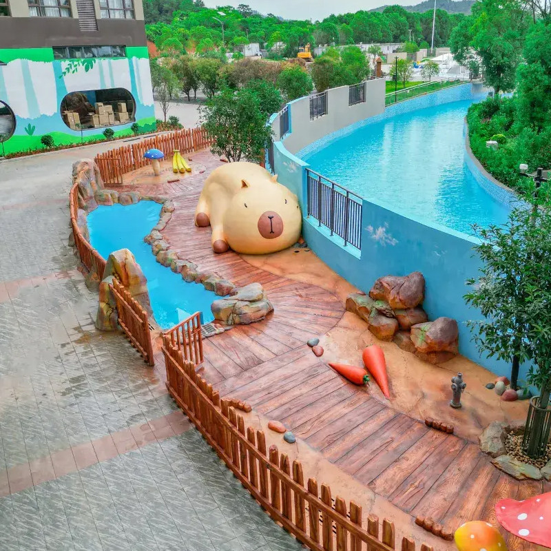 【2大1小亲子】卡皮巴拉主题酒店住宿/唯美大马戏/唯美动物世界/唯美硒泉