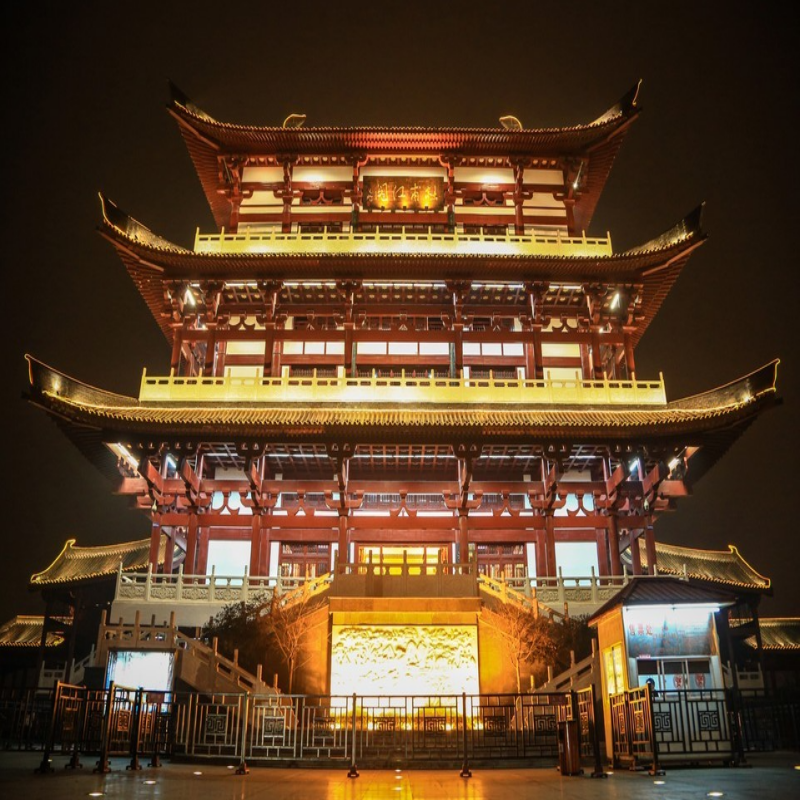 长沙五一广场希尔顿欢朋酒店住宿+杜甫江阁成人票