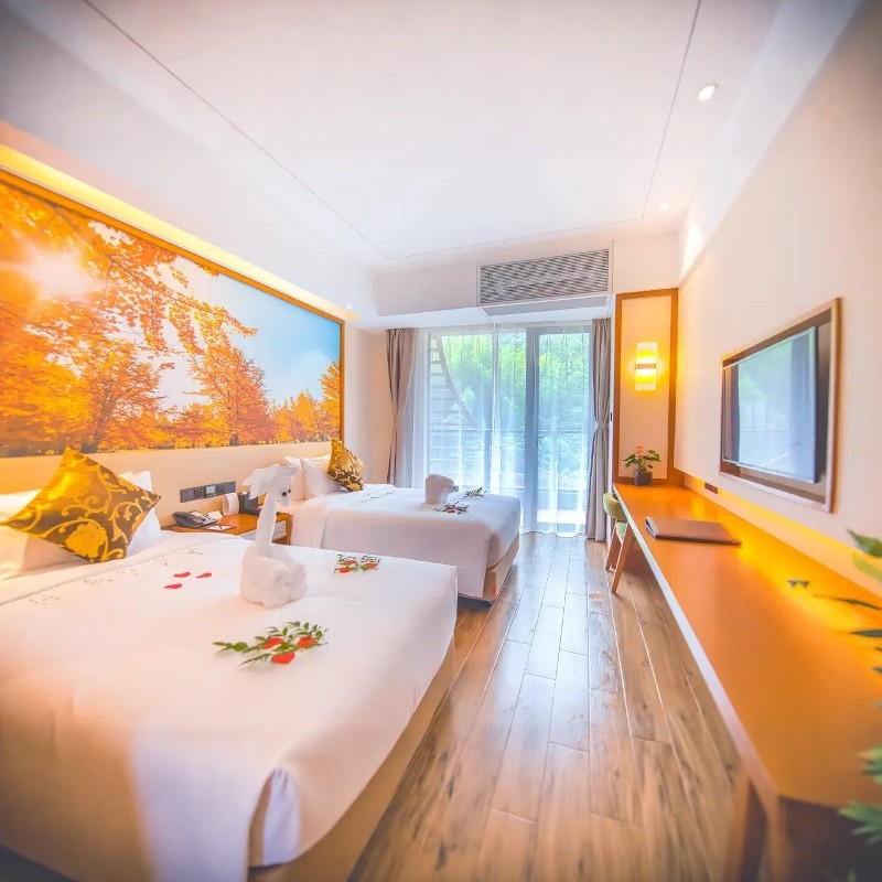 【好价畅玩龙之梦】2天1晚太湖龙之梦雅仕湖畔酒店+动物世界/冰雪小镇/嬉水世界/大马戏