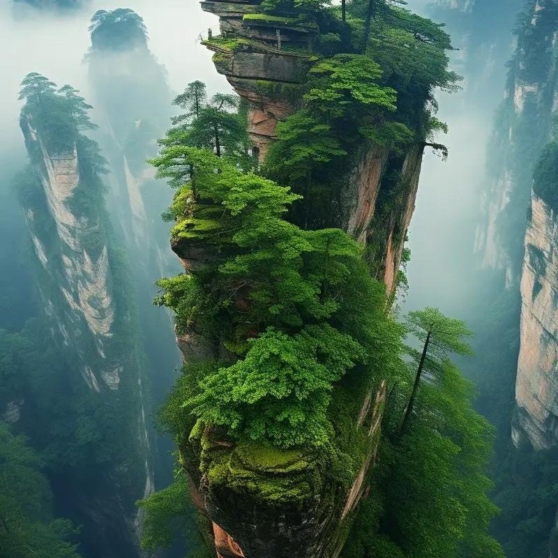 张家界国家森林公园云居酒店4天3晚含双早高铁站接送+张家界国家森林公园门票