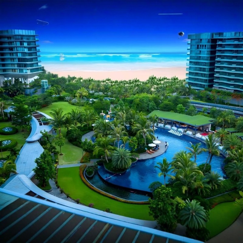 【绿城蓝湾臻选套餐】4天3晚海南绿城蓝湾度假酒店+分界洲岛门票+往返船票 - 定制游预订