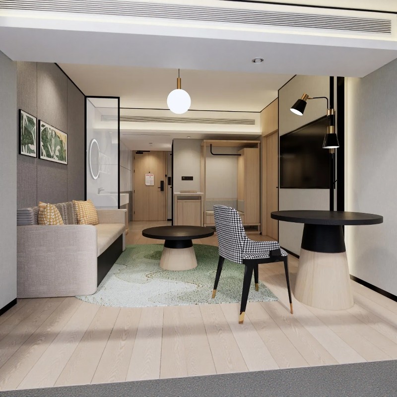 【畅享】亲子游!成都春熙路太古里希尔顿花园酒店亲子家庭房2天1晚+大熊猫基地大门票