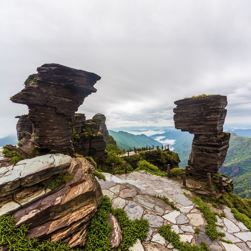【畅享】贵州游!铜仁梵净山栖溪度假酒店全景豪华地暖商务套房2天1晚+梵净山景区