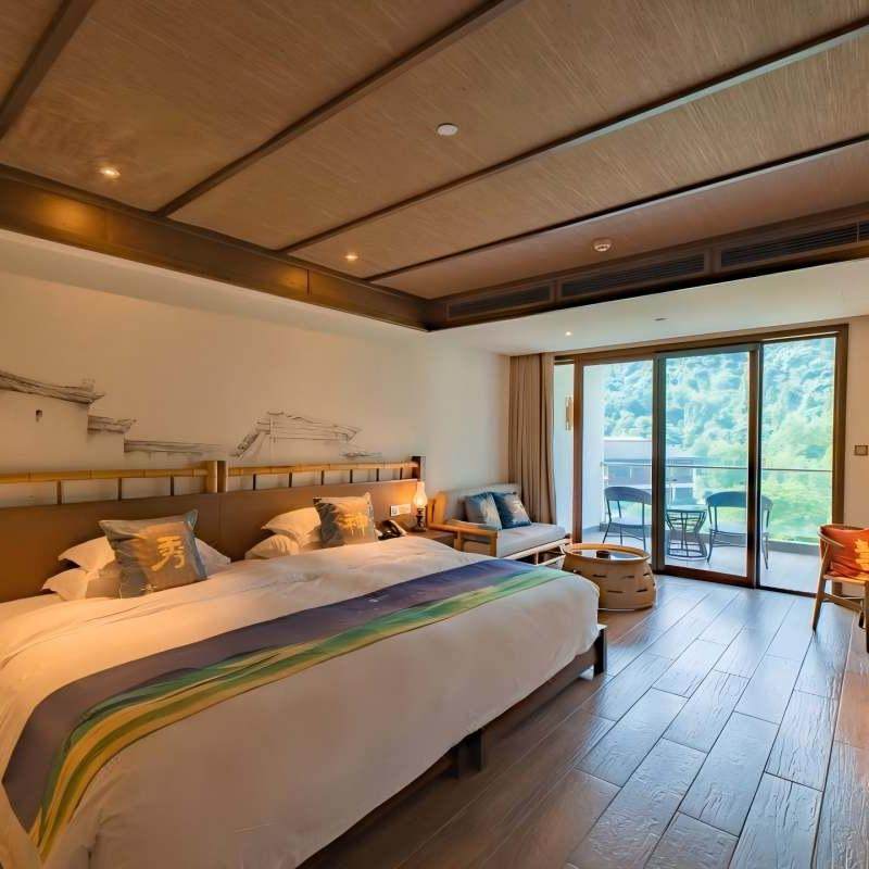 安徽齐云山白岳度假酒店 悦山山景大床房3天2晚+齐云山景区门票