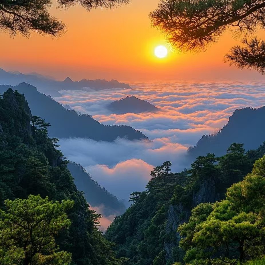 【官方直营】6天5晚庐山鄱阳湖景德镇婺源篁岭黄山宏村夜游婺女洲 - 定制游预订