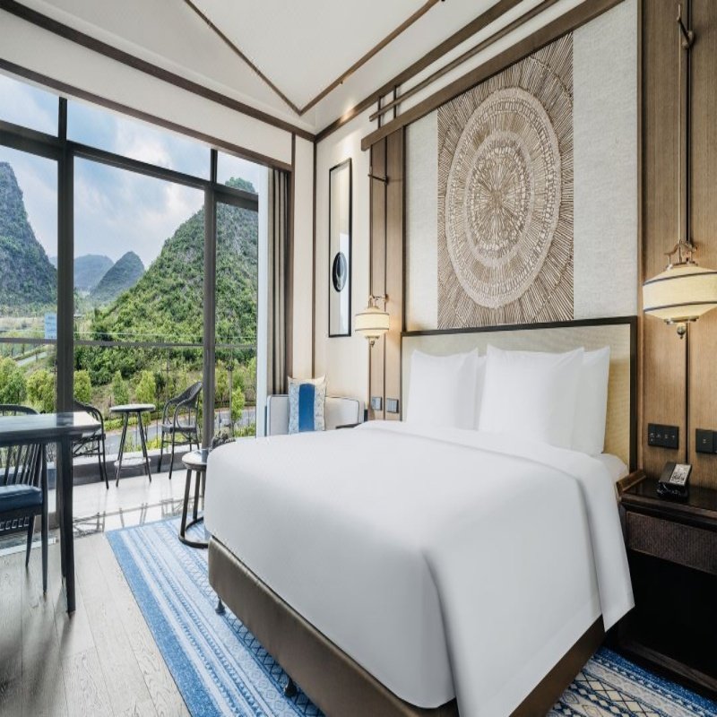 周末不加价*桂林融创施柏阁1晚+双人(早餐+晚餐+无限次海世界)