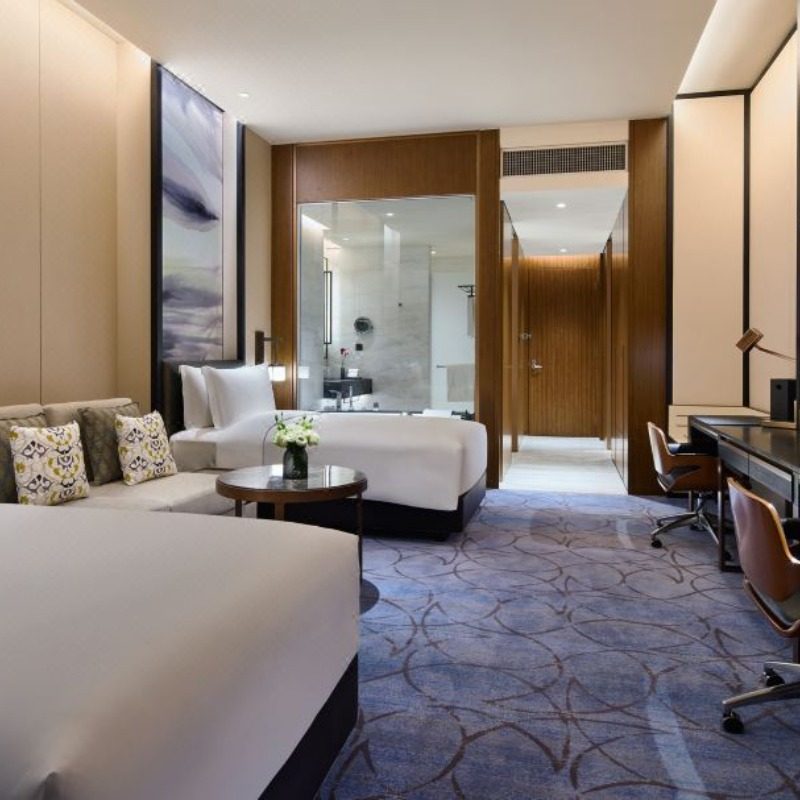 合肥洲际酒店3天2晚丨高级双床城市景观房 双早丨包公园景区