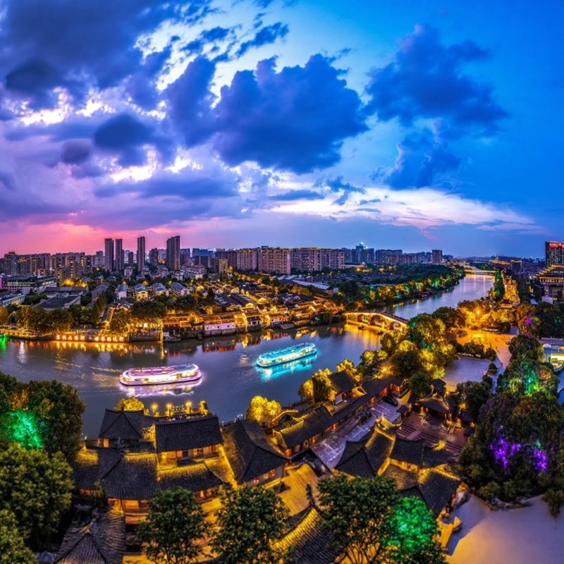 【枕水运河·奢享之旅】5天4晚杭州运河黄龙璀丽酒店+京杭运河游船+香积寺祈福 - 定制游预订