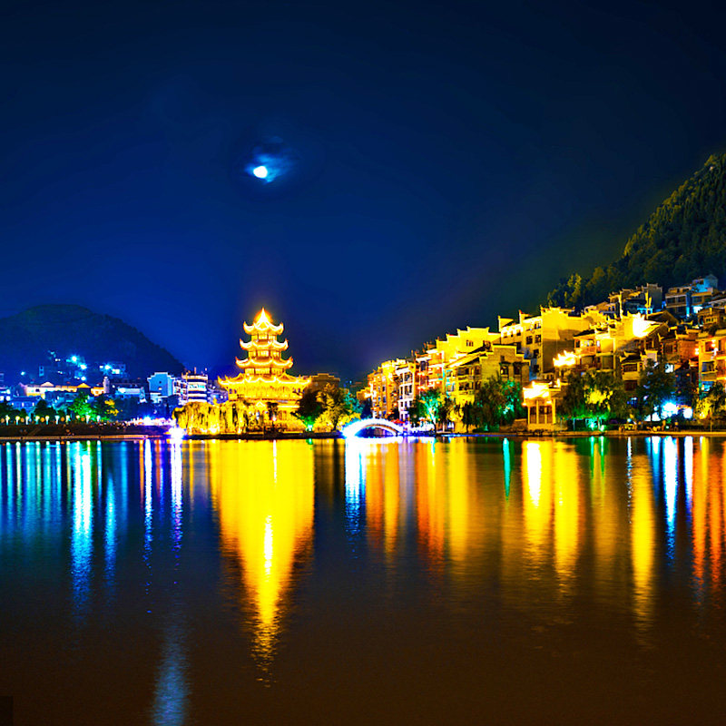 【1-6人小团】贵州旅游纯玩6天5晚黄果树小七孔西江苗寨镇远古城