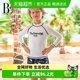 Fan De'an Little Dinosaur series split swimsuit for boys with small stand-up collar design, fashionable and skin-friendly children's seaside swimsuit