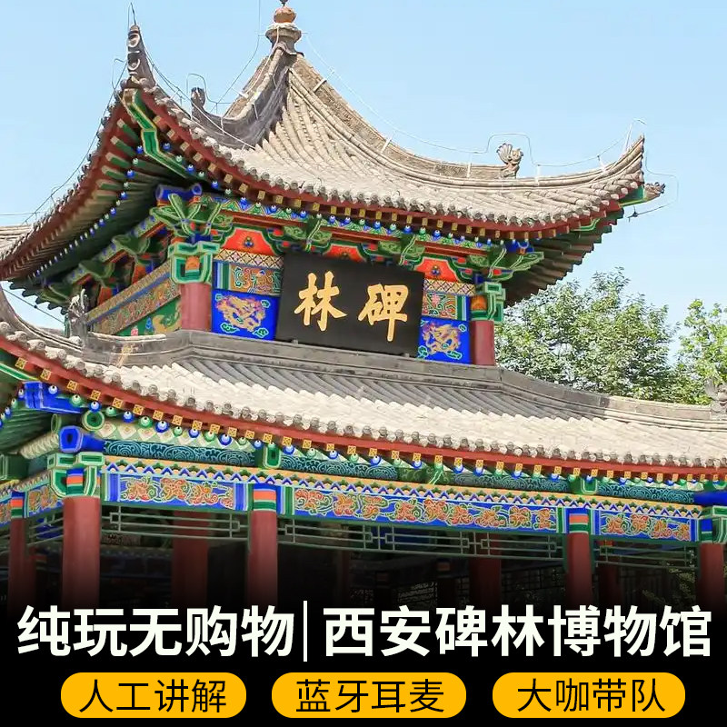 西安碑林博物馆-大门票+景区讲解+景区讲解全天循环场次 随到随讲 - 定制游预订