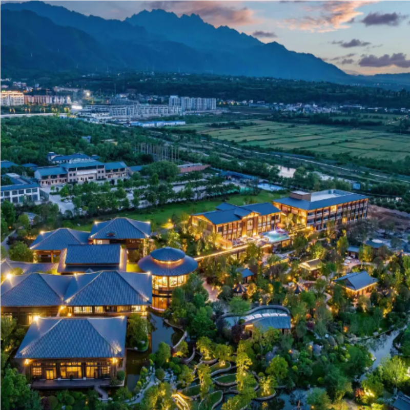 【周末不涨价】2天1晚太白山唐镇·瑞斯丽温泉度假酒店+私汤温泉+双人温泉门票