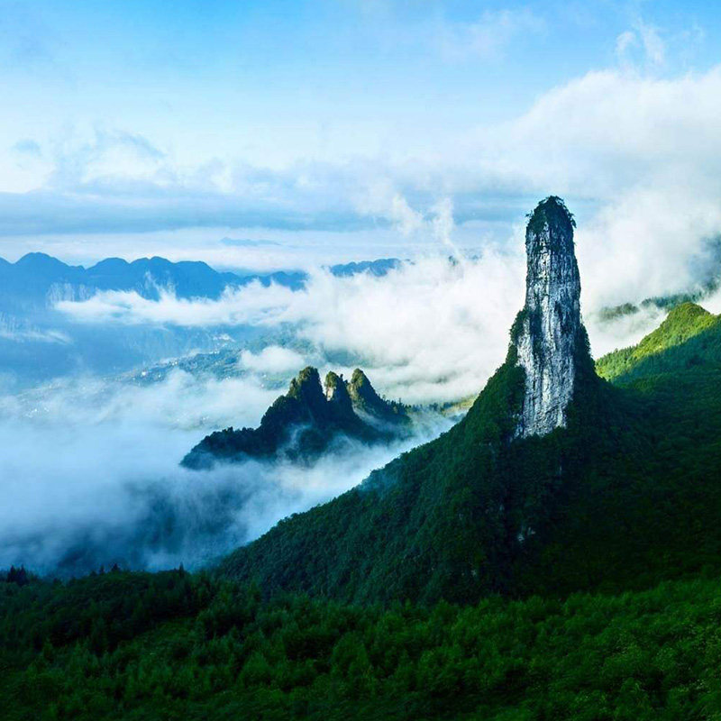 恩施旅游3日游 恩施大峡谷船游清江梭布垭土司城 可升12人小团