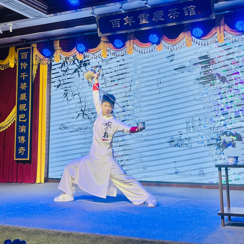 【含接机】重庆南坪沁住酒店2天1晚+百年茶馆+两江夜游+单接/送机