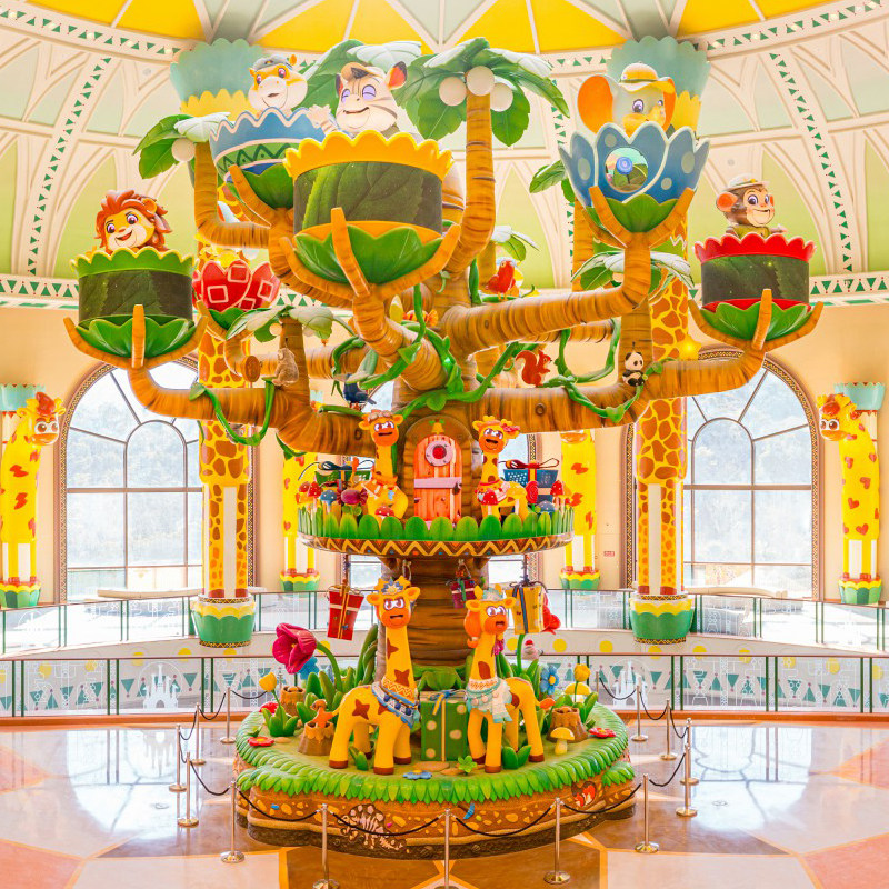 寒假可订【提前进园】清远长隆长颈鹿城堡酒店3天2晚森林王国温泉乐园双人家庭套票