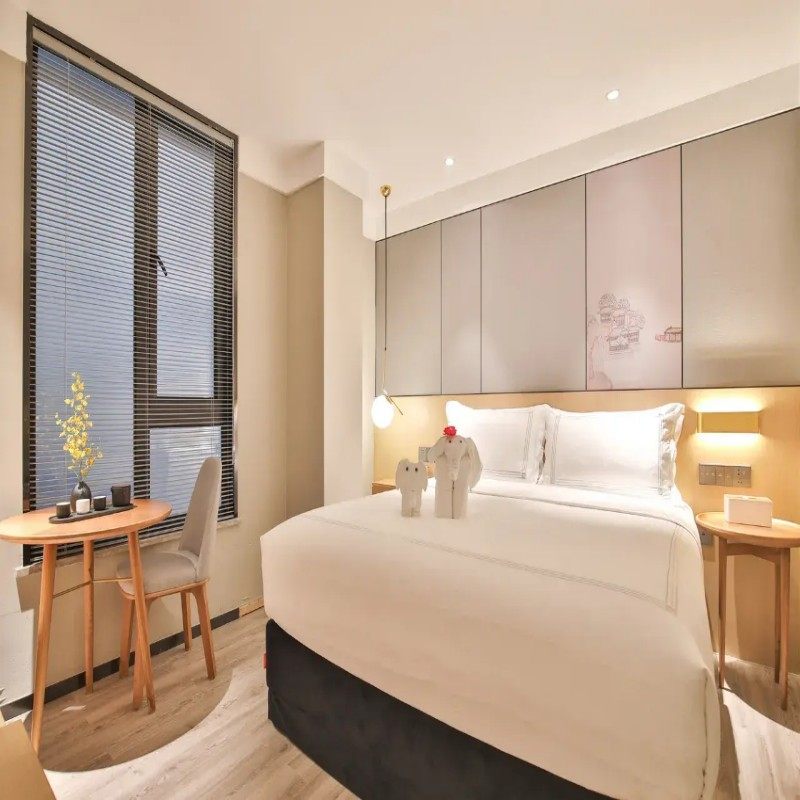 杭州仁和饭店/雅·商大床房+三潭印月西湖游船+江和美海洋公园3天2晚