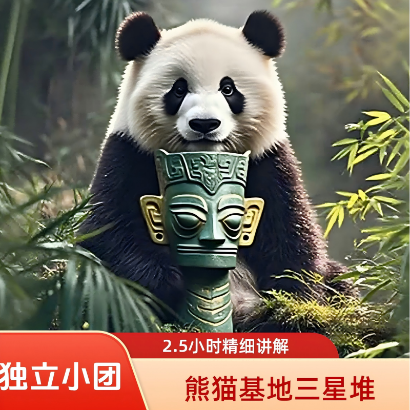 2-8人精品团三星堆 熊猫基地 一日游纯玩独立小团 成都周边游 - 定制游预订