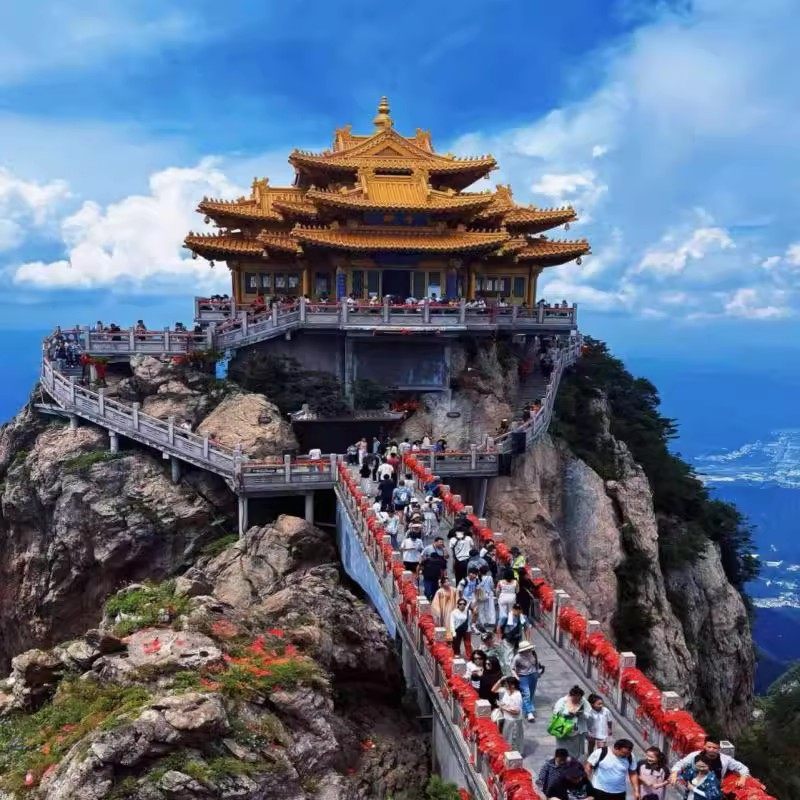 z【住老君山景区内】洛阳老君山门票含索道+景区内住宿畅玩