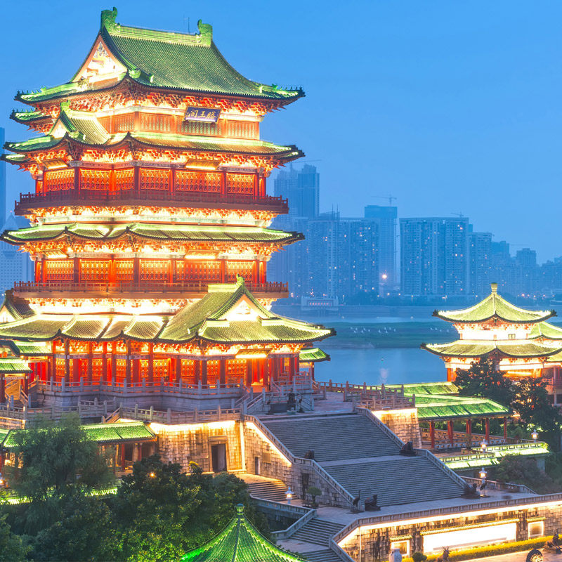 1人可订【2天1晚】 南昌瑞颐大酒店+2人早餐 可选滕王阁海昏侯万寿宫博物馆 南昌旅游