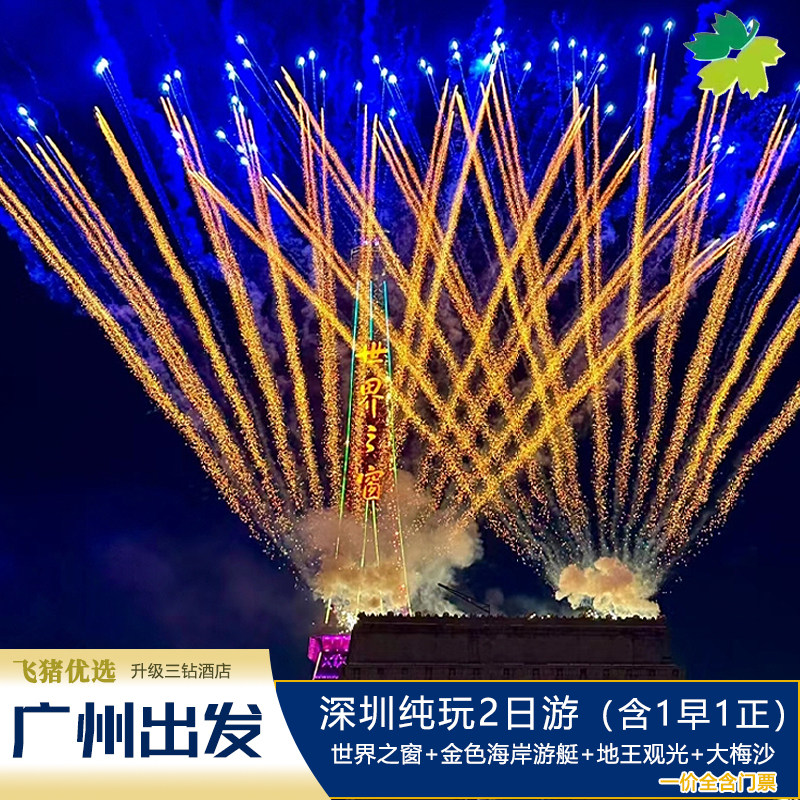 元旦抢先订丨广州出发【深圳2天游】世界之窗+金色海岸+地王观光 - 定制游预订