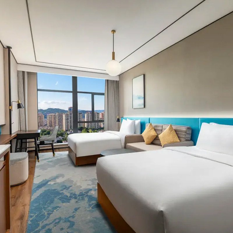 贵州兴义万峰林希尔顿花园酒店1晚+双人峰林布依景区门票+双早