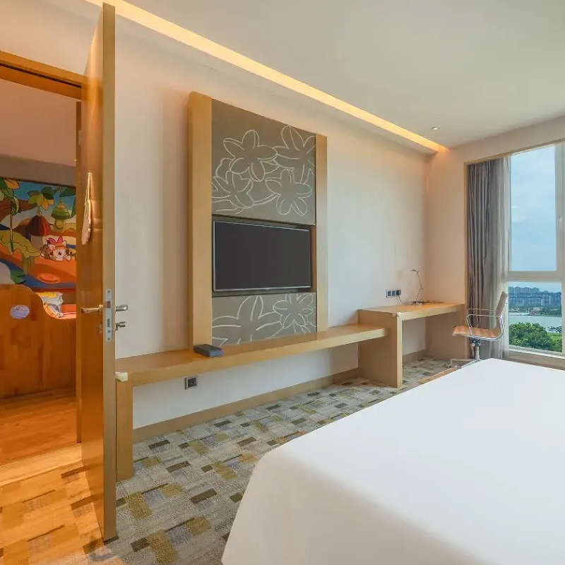 【乐享】亲子游南昌九龙湖融创文旅城高端酒店家庭亲子联通房2天1晚+2大2小融创海世界