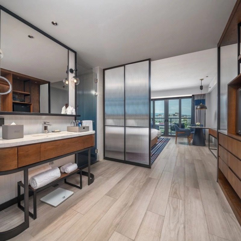 【三周年店庆】三亚海棠湾茅台系列酒店1晚+早餐+首轮迷你吧+康乐礼遇,可选自助晚餐等