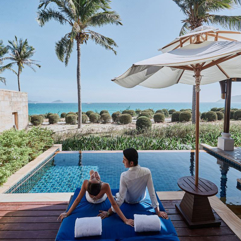 金茂三亚亚龙湾丽思卡尔顿酒店3天2晚海景房轻奢静谧度假亲子家庭出行蜜月双人晚餐套餐